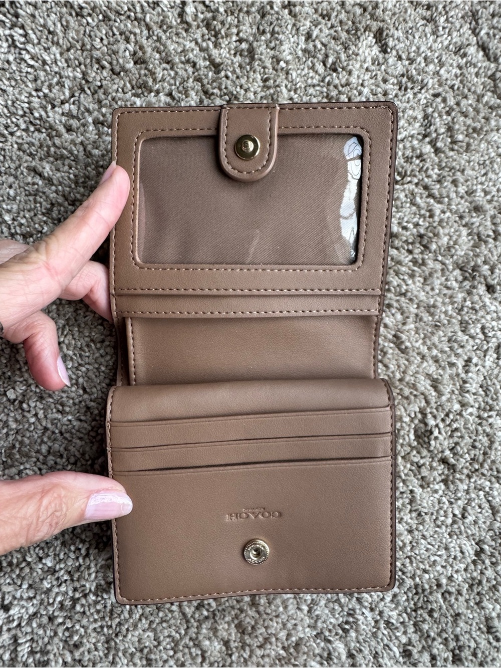 COACH Signature Wallet in Signature Canvas - Picture 4 of 5